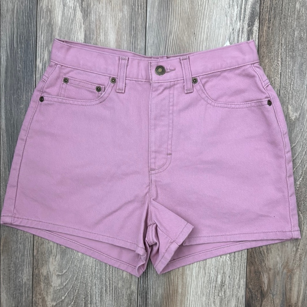 Newport News 90’s  Jeanology Pink Jean Shorts Size 8